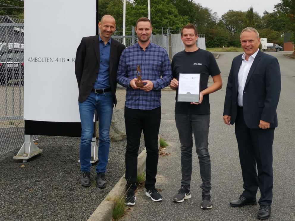 Elektriker Kolding · TK-TEK vinder Succes Virksomhed 2019